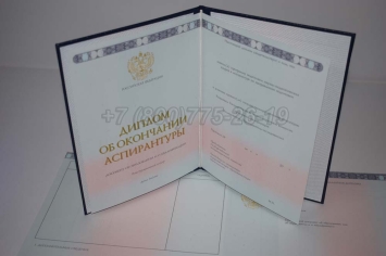 Диплом Аспирантуры 2023г в Красноярске